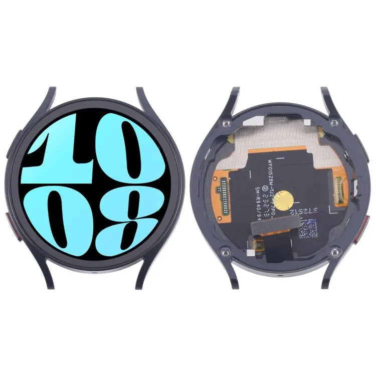 Voor Samsung Galaxy Watch6 44mm SM-R940/R945 Origineel LCD-schermdigitizer, volledige montage met frame (zwart)