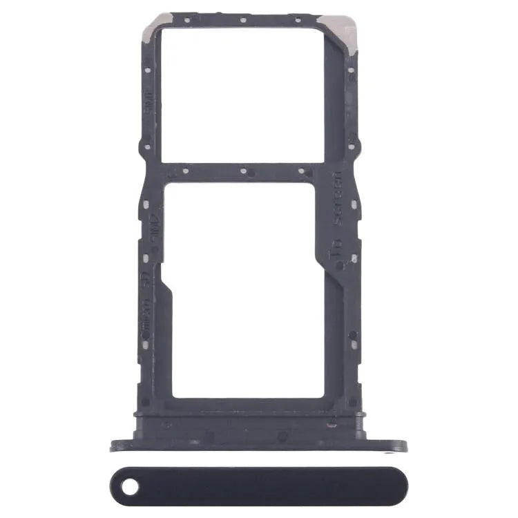 Voor Samsung Galaxy A16 5G SM-A166P SIM + SIM / Micro SD-kaartlade (zwart)