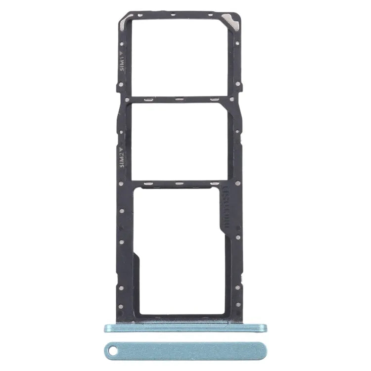 Voor Samsung Galaxy A06 SM-A065F Originele SIM-kaartlade + SIM-kaartlade + Micro SD-kaartlade (groen)