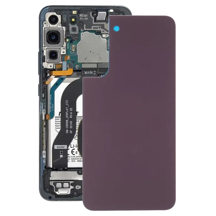 Voor Samsung Galaxy S22+ Batterij Achterkant (Donkerrood)