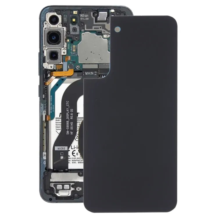 Voor Samsung Galaxy S22+ Batterij Achterkant (Zwart)
