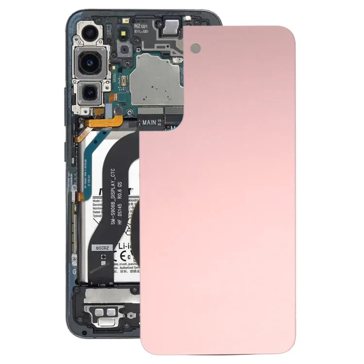 Voor Samsung Galaxy S22+ Batterij Achterkant (Rose Goud)