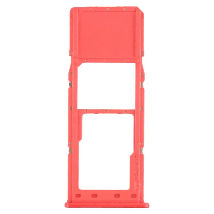Voor Samsung Galaxy A12 SM-A125 SIM-kaartlade + Micro SD-kaartlade (rood)