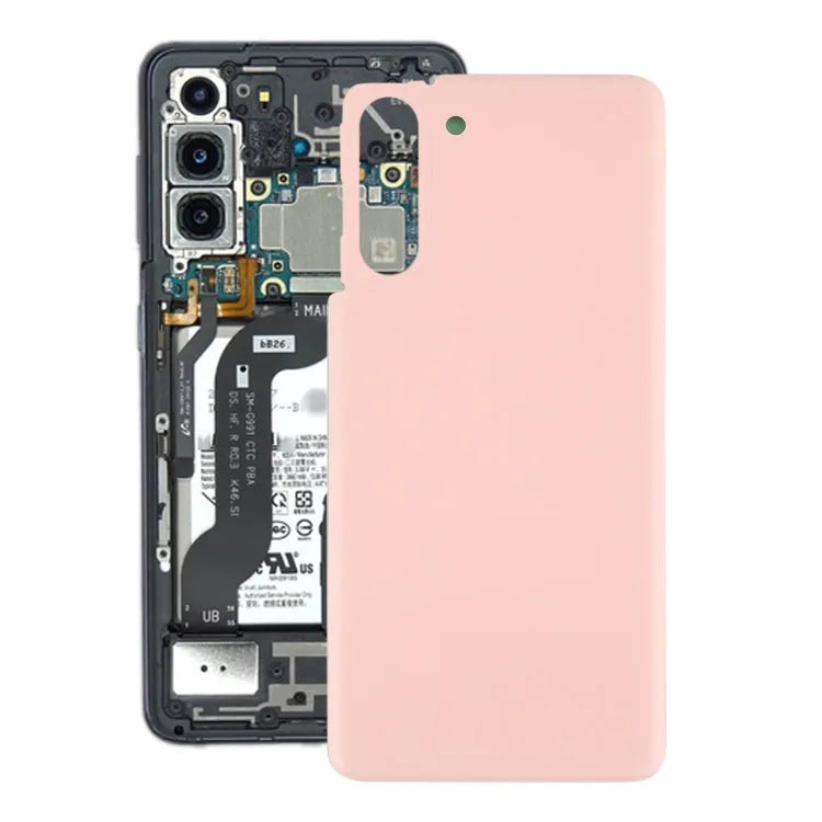 Voor Samsung Galaxy S21 batterij achterkant (roze)
