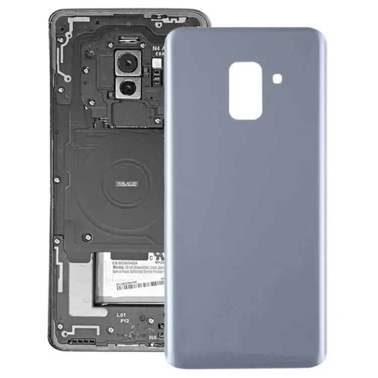 Voor Galaxy A8+ (2018) / A730 achterkant (grijs)