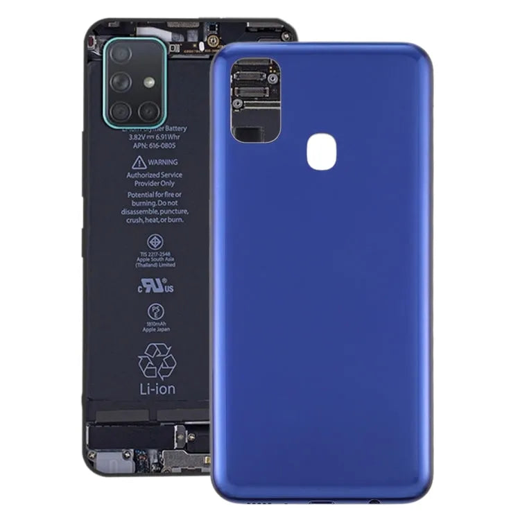 Voor Samsung Galaxy M21 batterij achterkant (donkerblauw)
