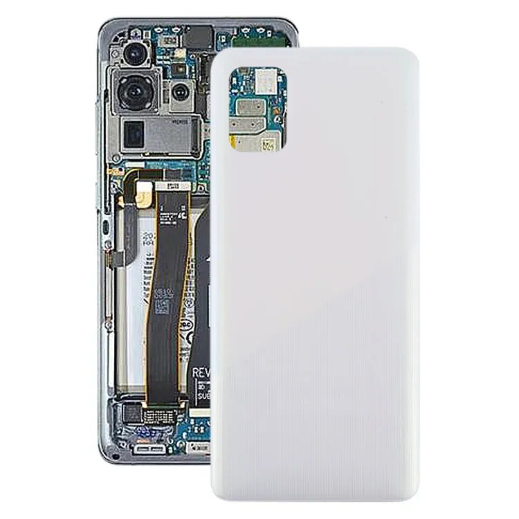 Voor Samsung Galaxy A31 Batterij Back Cover (Wit)