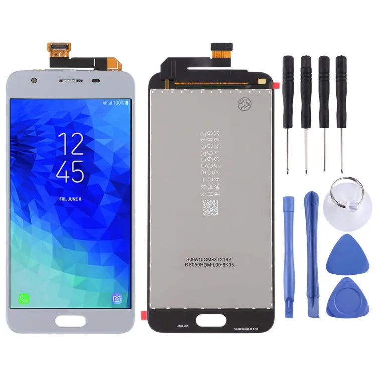 OEM LCD-scherm voor Galaxy J3 (2018) / J337 met Digitizer Volledige Montage (Grijs)