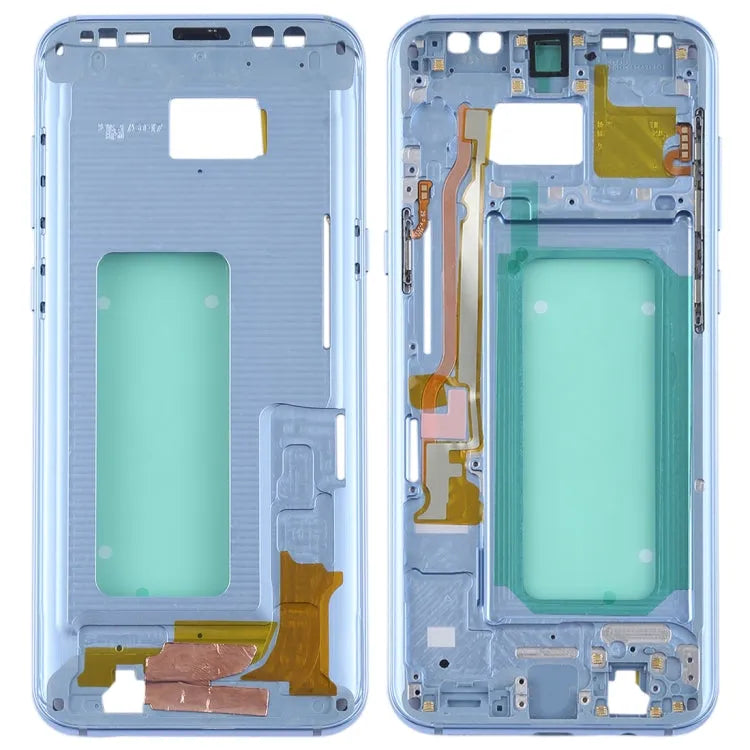 Voor Galaxy S8+ / G9550 / G955F / G955A middelste framerand (blauw)
