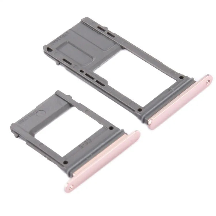 Voor Galaxy A5 (2017) / A520 & A7 (2017) / A720 SIM-kaartlade + Micro SD-kaartlade, enkele kaart (roze)