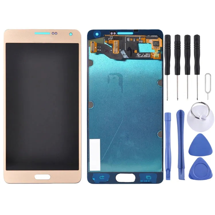 Origineel LCD-scherm + aanraakscherm voor Galaxy A7 / A7000 / A7009 / A700F / A700FD / A700FQ / A700H / A700K / A700L / A700S / A700X (goud)