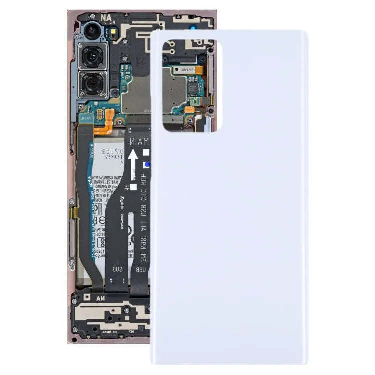 Voor Samsung Galaxy Note20 Ultra 5G batterij achterkant (wit)