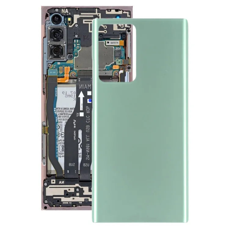 Voor Samsung Galaxy Note20 Ultra 5G Batterij Back Cover (Groen)