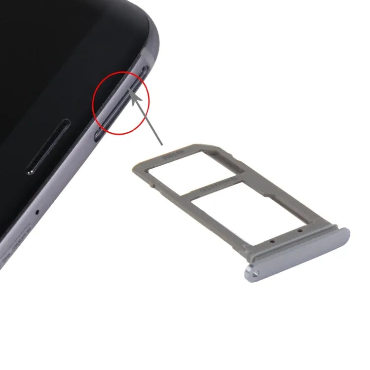Voor Galaxy S7 Edge / G935 SIM-kaartlade en Micro SD-kaartlade (blauw)