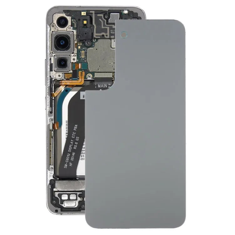 Voor Samsung Galaxy S22 Batterij Achterkant (Grijs Groen)