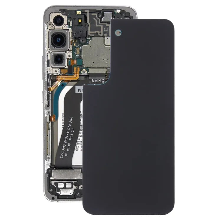 Voor Samsung Galaxy S22 Batterij Achterkant (Zwart)