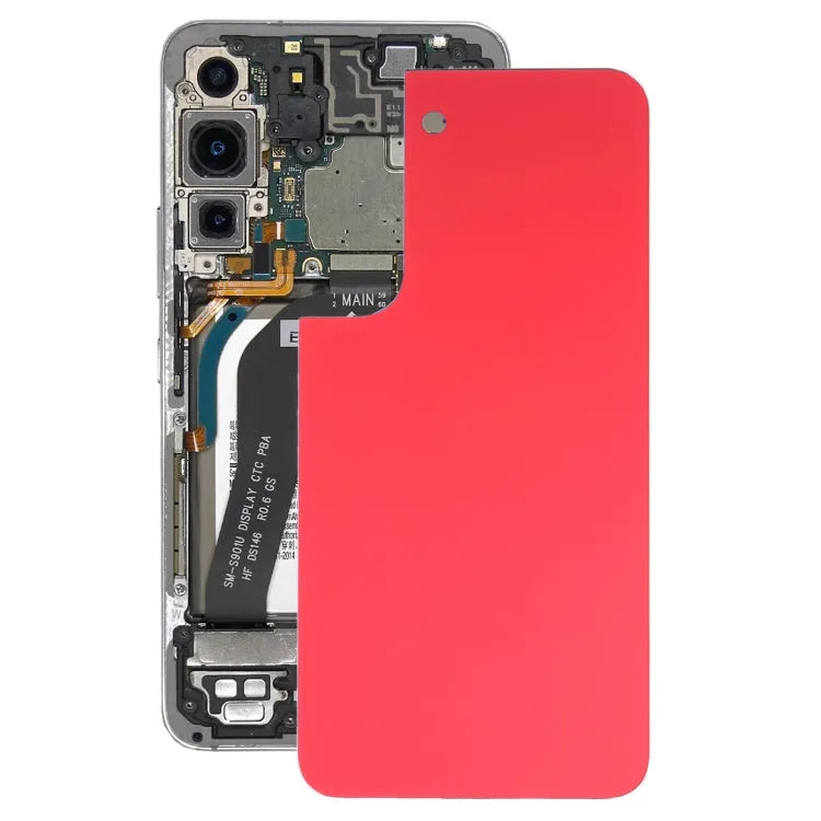 Voor Samsung Galaxy S22 Batterij Achterkant (Rood)