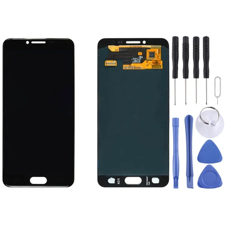 Display unit TFT voor Samsung Galaxy C5 (zwart)