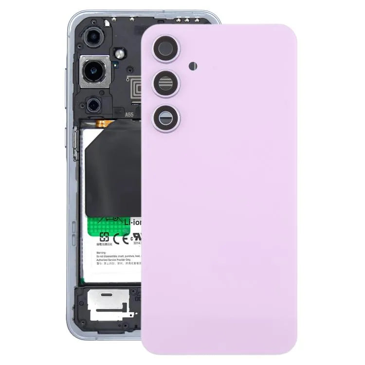 Originele Samsung Galaxy A35 SM-A356B batterij-achterklep met cameralensframe (paars)