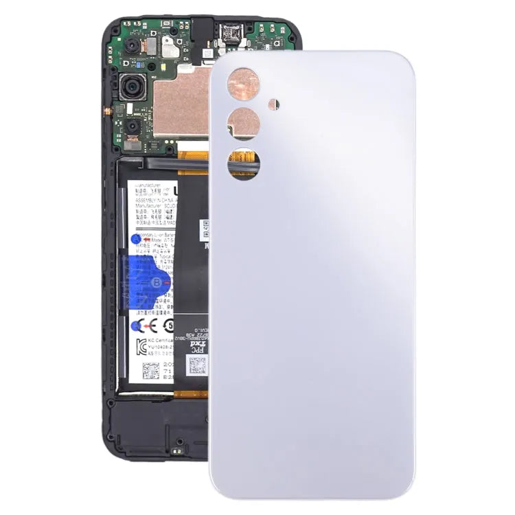 Voor Samsung Galaxy A14 5G SM-A146B Originele batterij achterkant (zilver)
