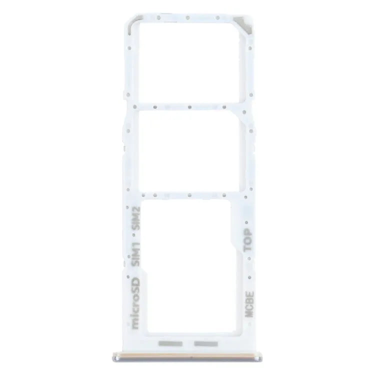 Voor Samsung Galaxy M32 SM-M325 Sim-kaart Lade + Sim-kaart Lade + Micro SD-kaart Lade (Zilver)