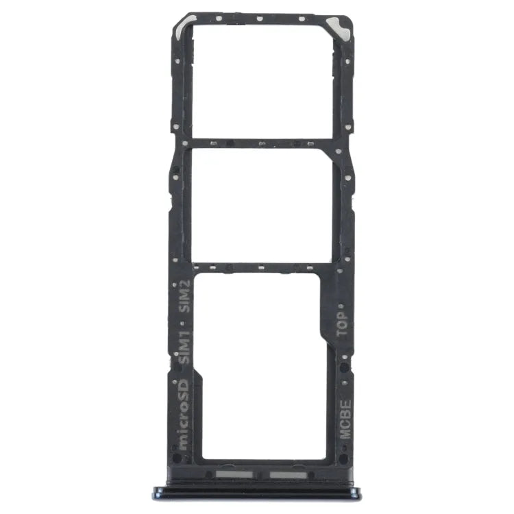 Voor Samsung Galaxy M32 SM-M325 SIM-kaartlade + SIM-kaartlade + Micro SD-kaartlade (zwart)