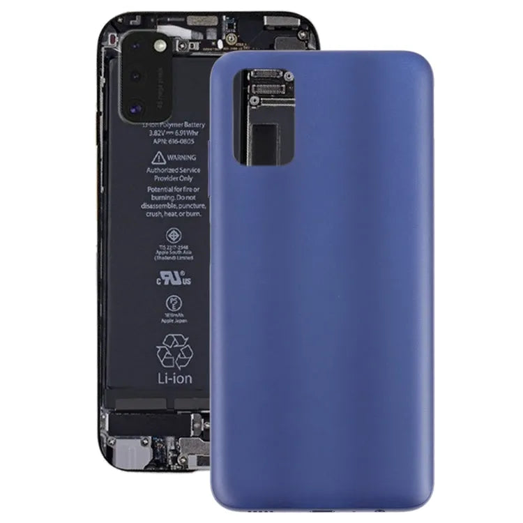 Batterij-achterkant voor Samsung Galaxy A03S SM-A037 (blauw)