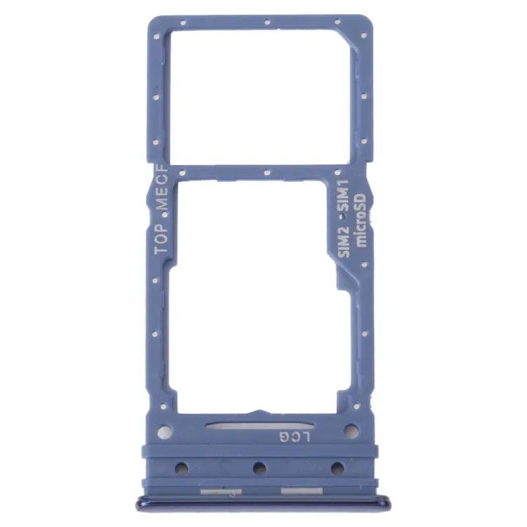 Voor Samsung Galaxy M53 SM-M536B Originele SIM-kaartlade + Micro SD-kaartlade (blauw)