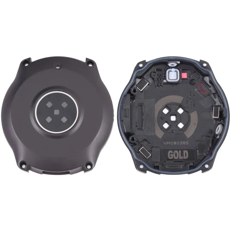 Achterbehuizingsafdekking met glazen lens voor Samsung Galaxy Watch 42 mm SM-R810 (goud)