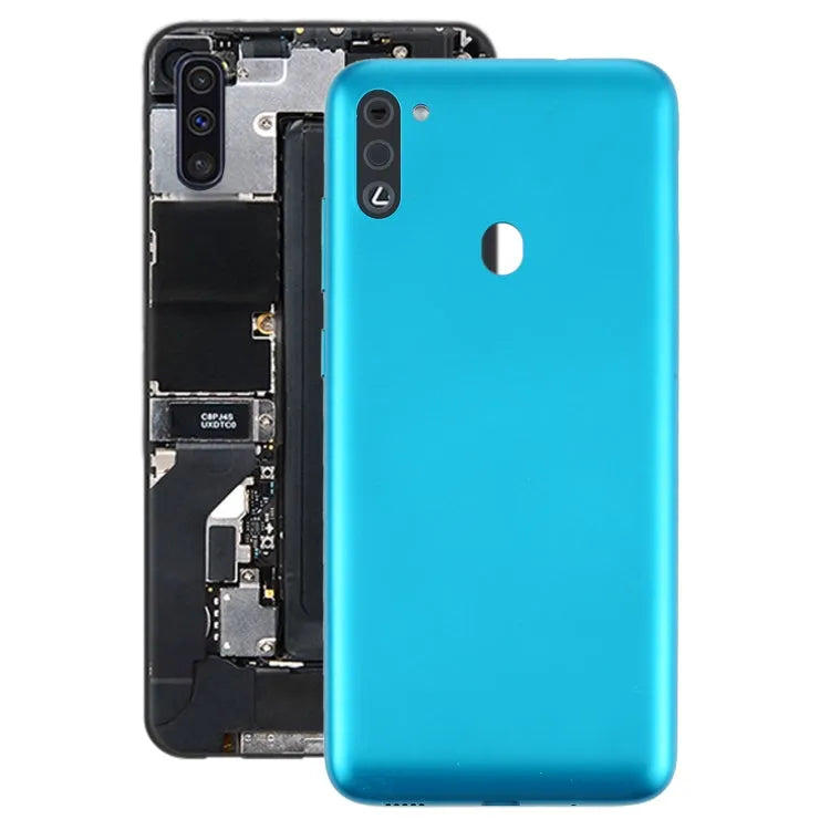 Voor Samsung Galaxy M11 SM-M115F Batterij Back Cover (Groen)