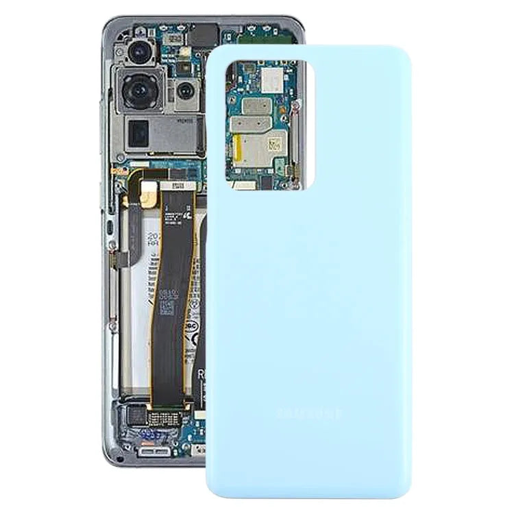 Voor Samsung Galaxy S20 Ultra Batterij Back Cover (Blauw)