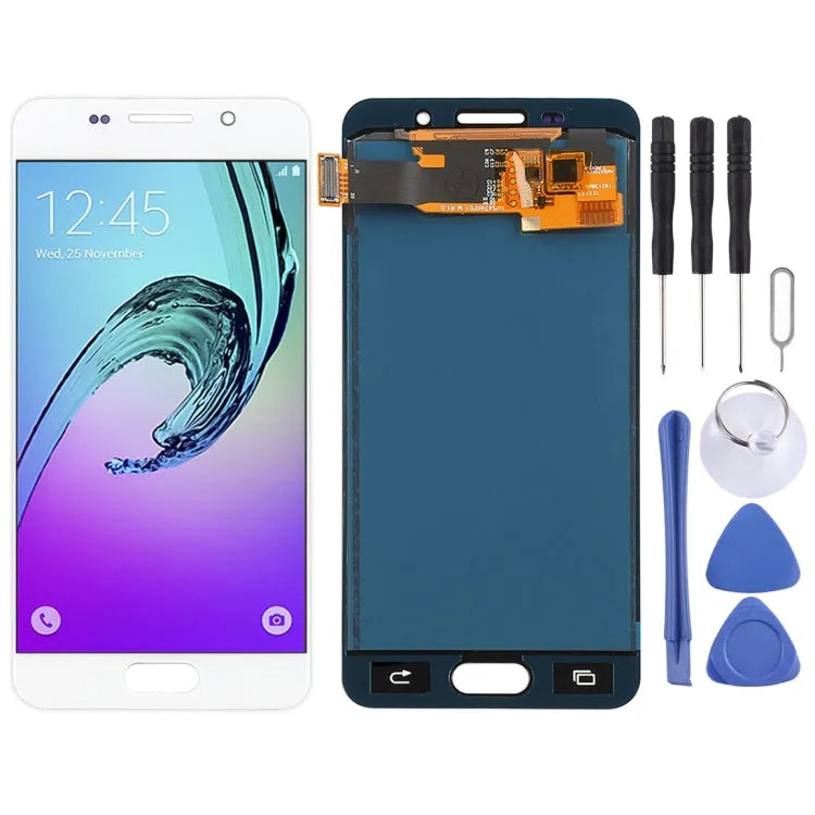 TFT LCD-scherm voor Galaxy A3 (2016), A310F, A310F/DS, A310M, A310M/DS, A310Y met Digitizer volledige montage (wit)
