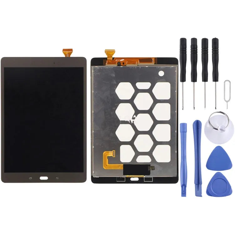 Origineel LCD-scherm voor Galaxy Tab A 9.7 / T550 met Digitizer Volledige Montage (Koffie)