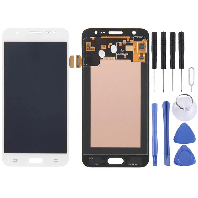 Original LCD-Bildschirm und Digitizer vollständige Baugruppe für Galaxy J5/J500, J500F, J500FN, J500F/DS, J500G/DS, J500Y, J500M, J500M/DS, J500H/DS (weiß)