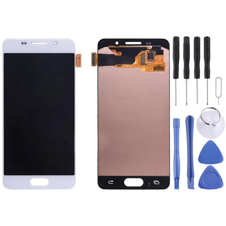 Display unit TFT voor Samsung Galaxy A3 (2016) (Wit)