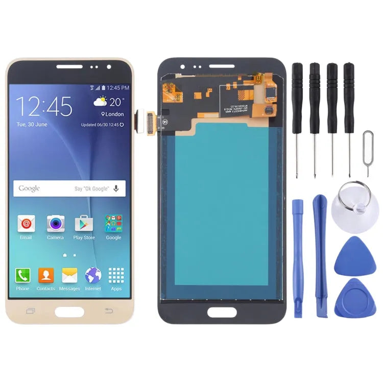 TFT LCD-scherm voor Galaxy J5 (2015) J500F, J500FN, J500F/DS, J500G, J500M met Digitizer Volledige Montage (Goud)
