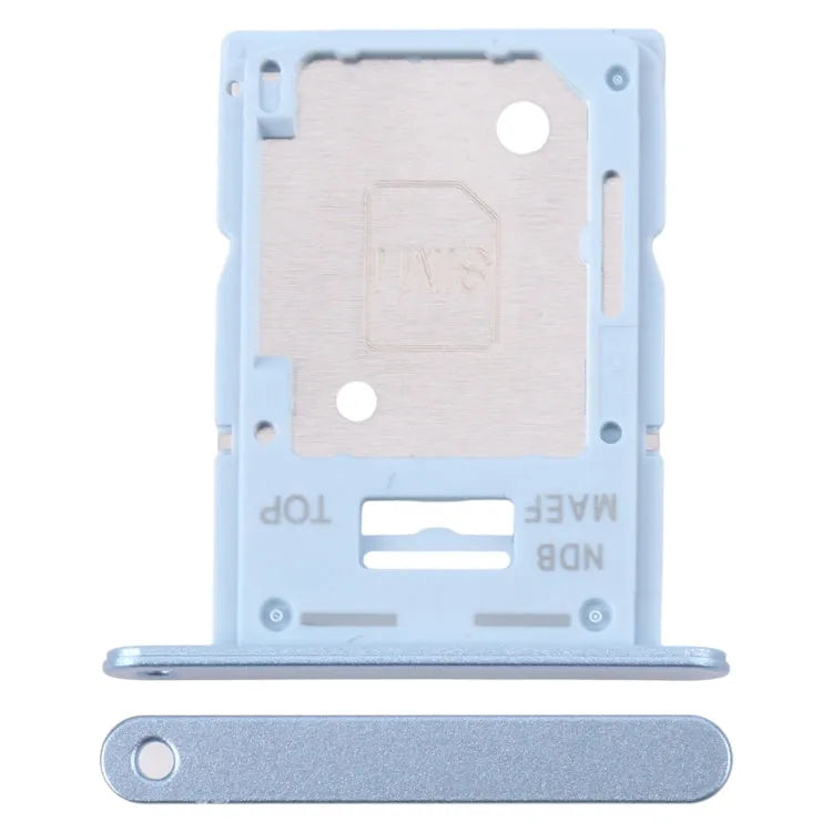 Voor Samsung Galaxy M15 SM-M156B Originele SIM-kaartlade + SIM-kaartlade / Micro SD-kaartlade (blauw)