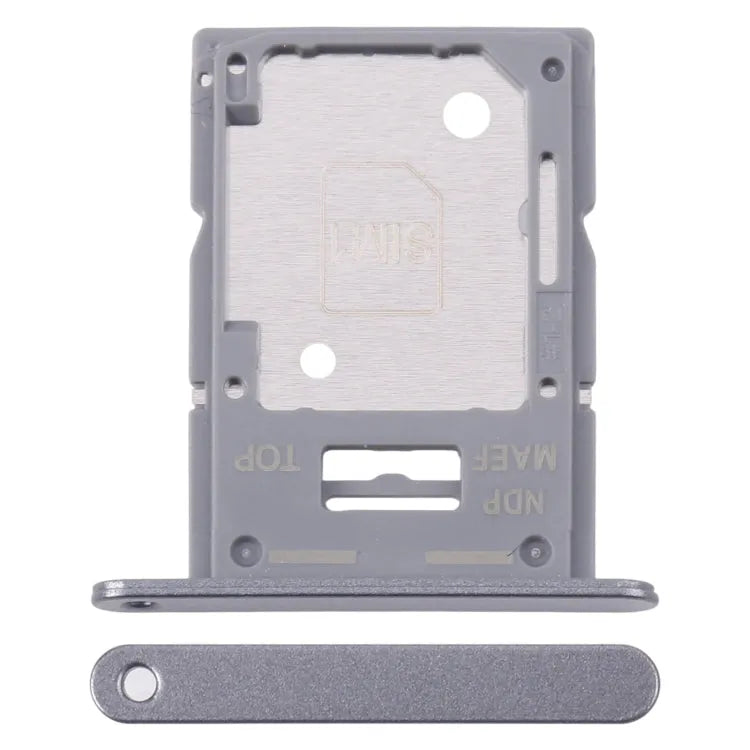 Voor Samsung Galaxy M15 SM-M156B Originele SIM-kaartlade + SIM-kaartlade / Micro SD-kaartlade (grijs)
