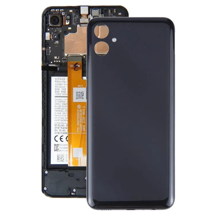 Voor Samsung Galaxy A04e SM-A042F Originele batterij achterkant (zwart)