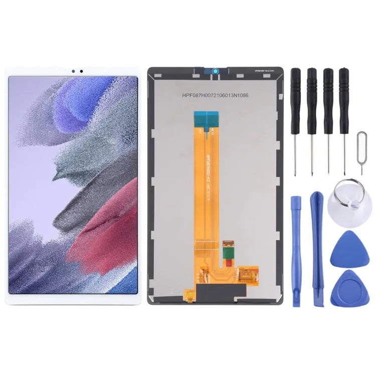 Origineel LCD-scherm voor Samsung Galaxy Tab A7 Lite SM-T225 met Digitizer Volledige montage (LTE) (wit)