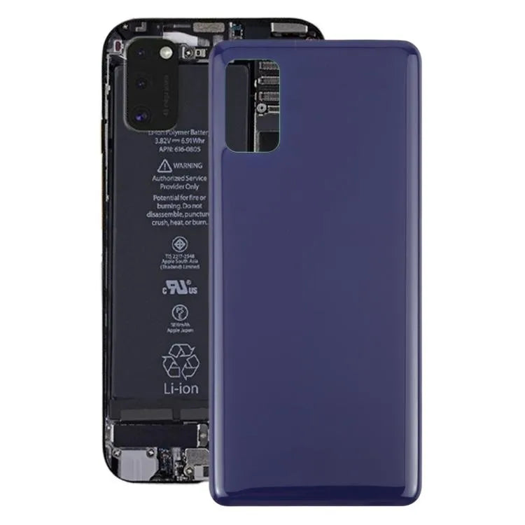 Voor Samsung Galaxy A41 Batterij Back Cover (Blauw)
