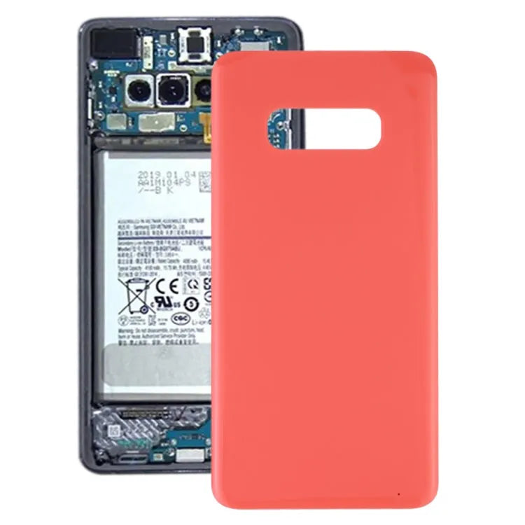 Voor Galaxy S10e SM-G970F/DS, SM-G970U, SM-G970W batterij achterkant (roze)