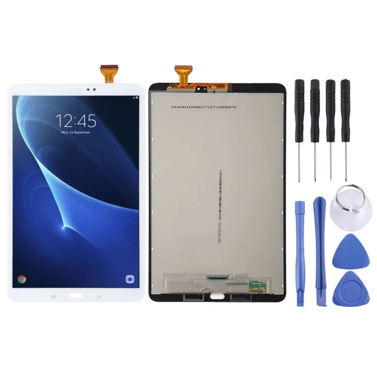 LCD-scherm voor Galaxy Tab A 10.1 / T580 met complete digitizer-unit (wit)