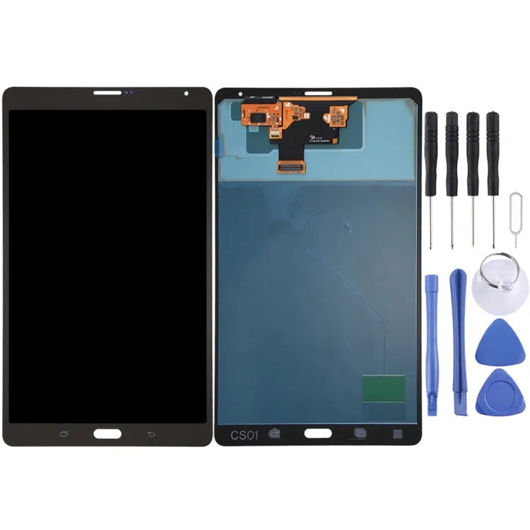 Origineel Super AMOLED LCD-scherm voor Galaxy Tab S 8.4 LTE / T705 met Digitizer Volledige montage (zwart)