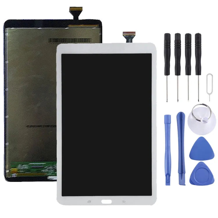 Origineel LCD-scherm voor Galaxy Tab E 9.6 / T560 / T561 / T565 met volledige montage Digitizer (wit)