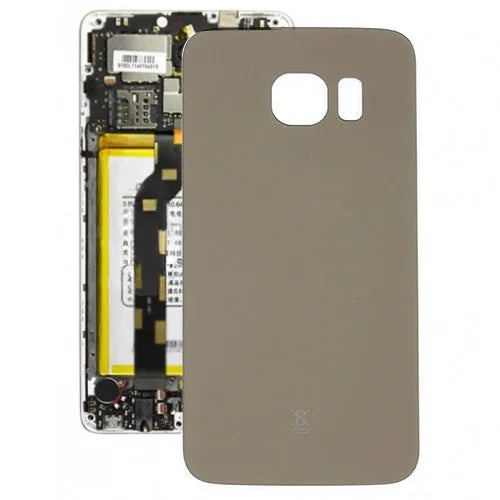 Batterij-achterklep voor Samsung Galaxy S6 Edge (goud)
