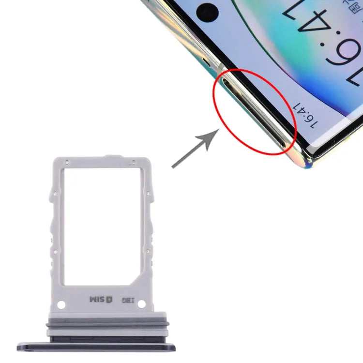 Voor Samsung Galaxy Note10+ 5G simkaartlade (zwart)