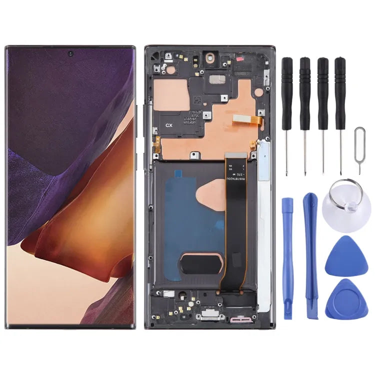 OLED Lcd-scherm Voor Samsung Galaxy Note20 Ultra 5G SM-N986B Digitizer Volledige Montage met Frame