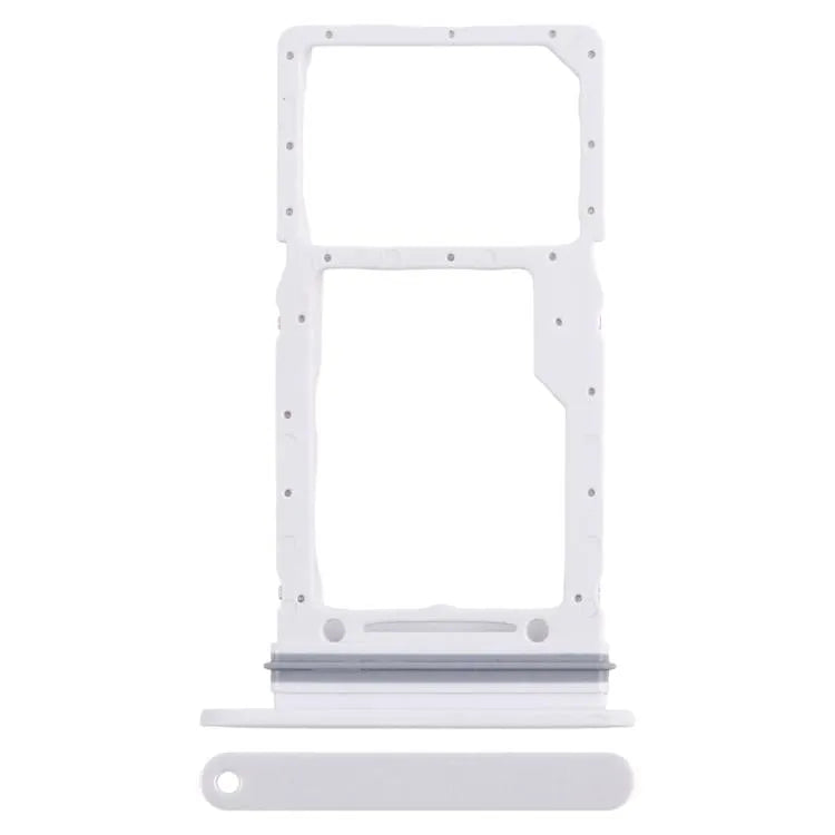 Voor Samsung Galaxy A26 SM-A266U Originele SIM + Micro SD-kaartlade (zilver)