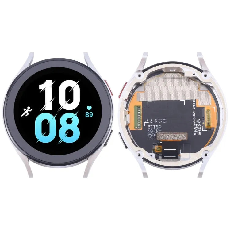 Originele LCD-schermdigitizer volledige montage met frame voor Samsung Galaxy Watch5 44mm SM-R910/R915 (zilver)